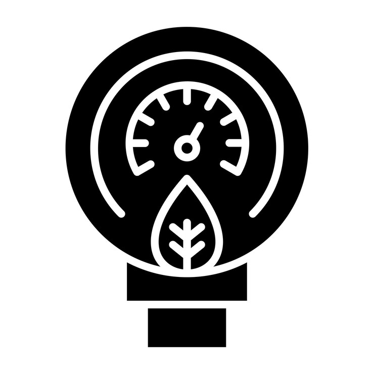 Vector vector design eco gauge icon style