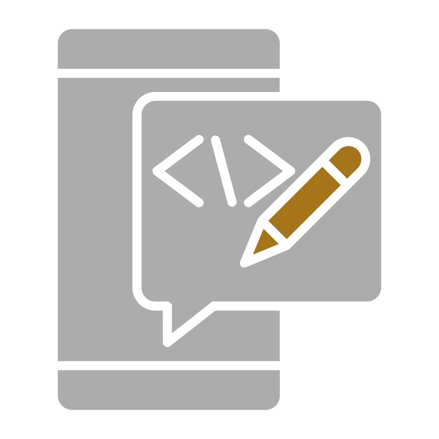 Vector Design Edit Code Icon Style