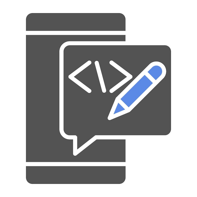 Vector Design Edit Code Icon Style