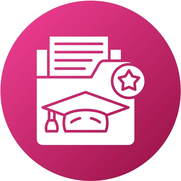 Vector Design Elective Unit Icon Style