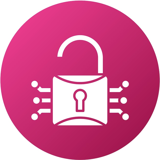 vector design encryption icon style