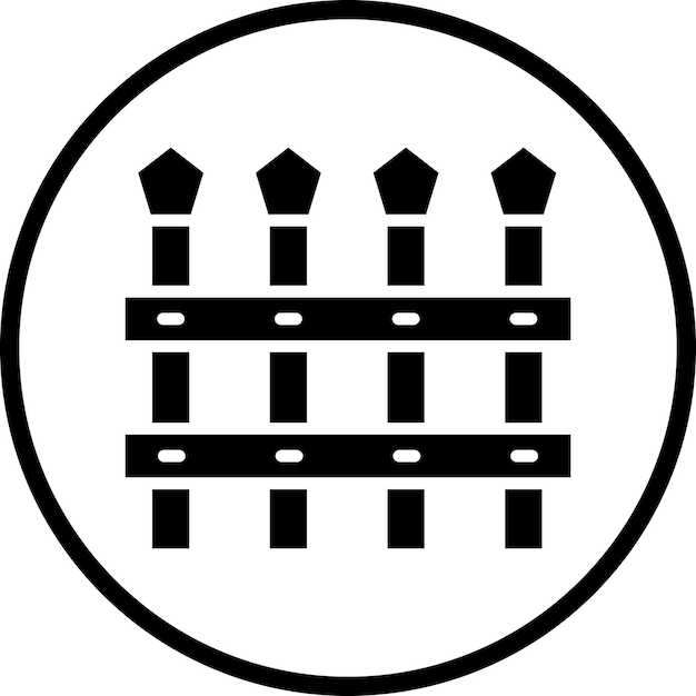 Vector Design Fence Icon Style