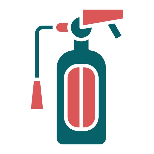 vector design fire extinguisher icon style