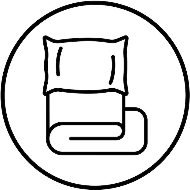 Vector Design Flannel Bedding Icon Style