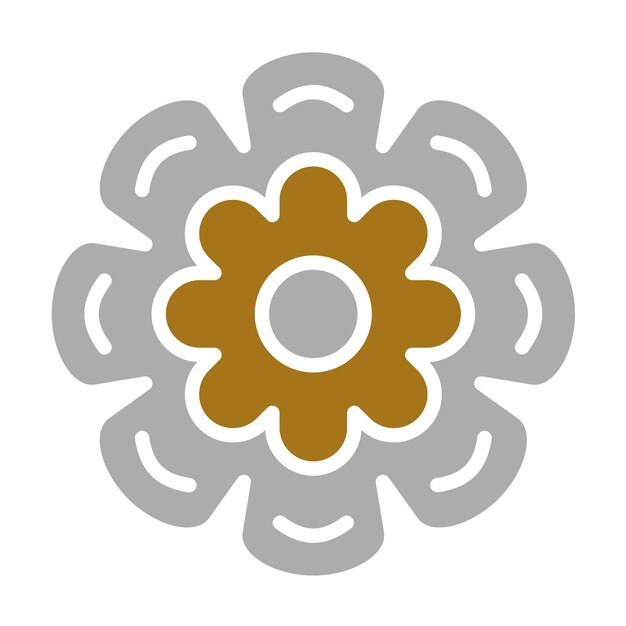 Vector Design Flower Icon Style