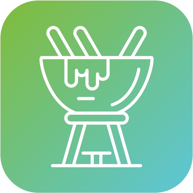 Vector Design Fondue Icon Style