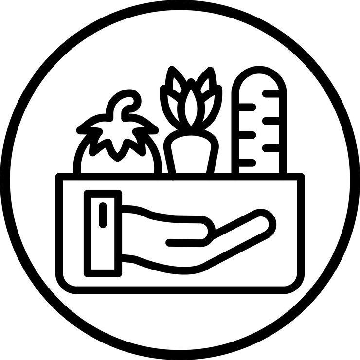 Vector Design Food Donation Icon Style