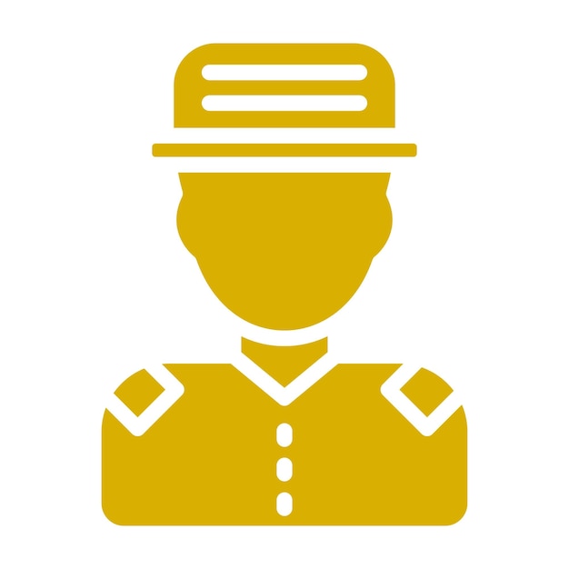 Vector Design Forest Ranger Icon Style