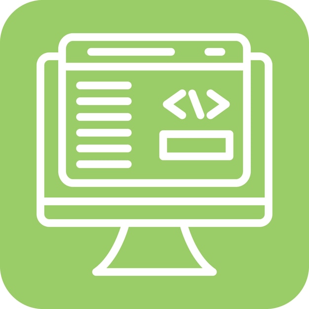 vector design frontend development icon style