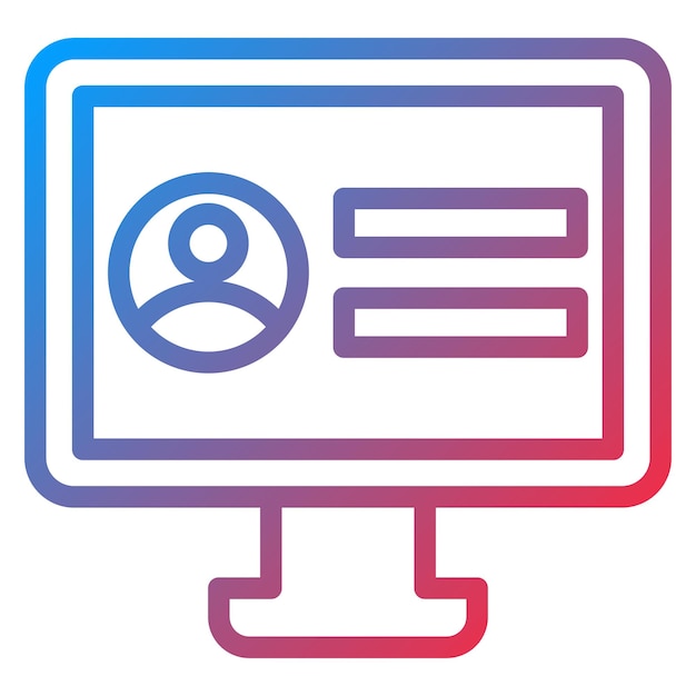 Vector Design Game Login Icon Style