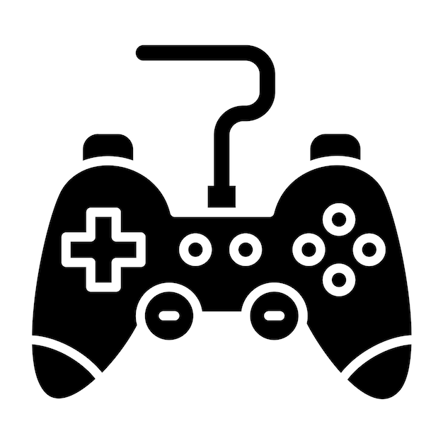Vector Design Gamepad Icon Style