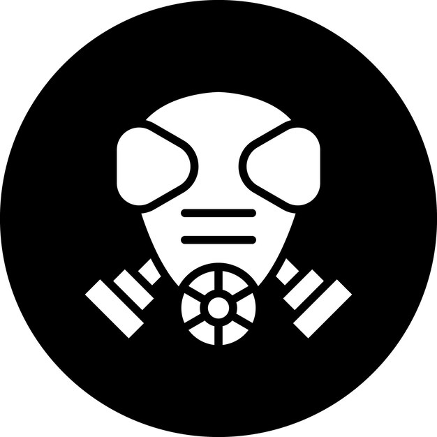 Vector Design Gas Mask Icon Style