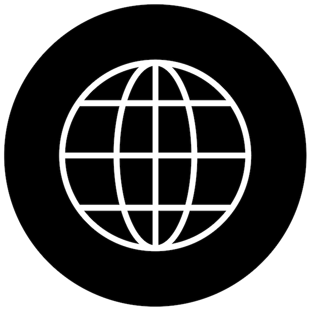 vector design globe model icon style