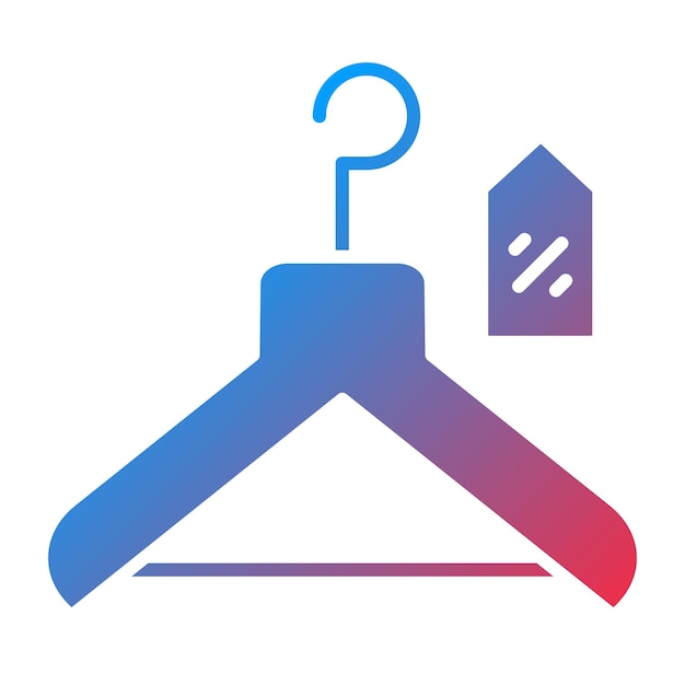 Vector Design Hanger Sale Icon Style
