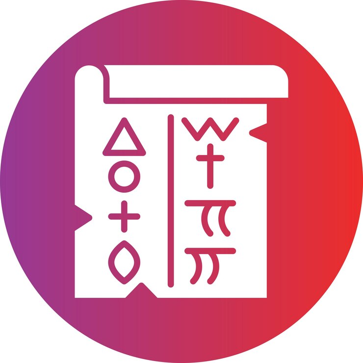 Vector vector design hieroglyph icon style