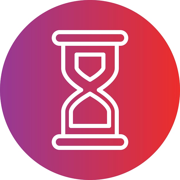Vector Design Hourglass Icon Style