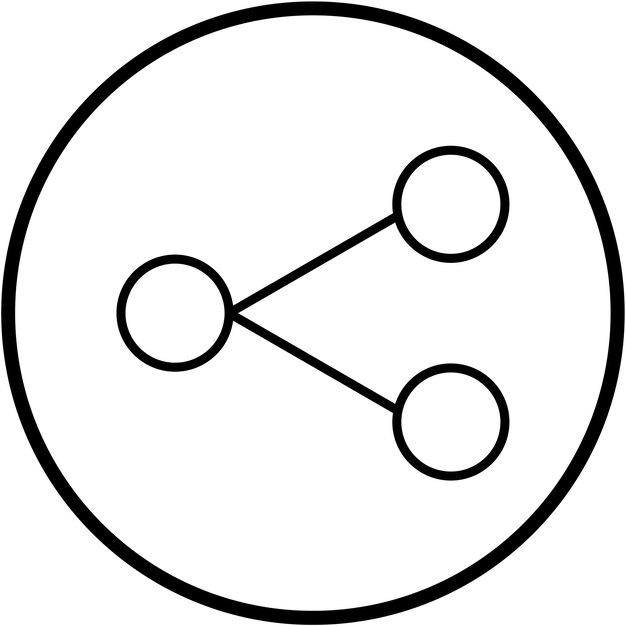 Vector Design Image Sharing Icon Style