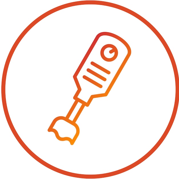 Vector Design Immersion blender Icon Style