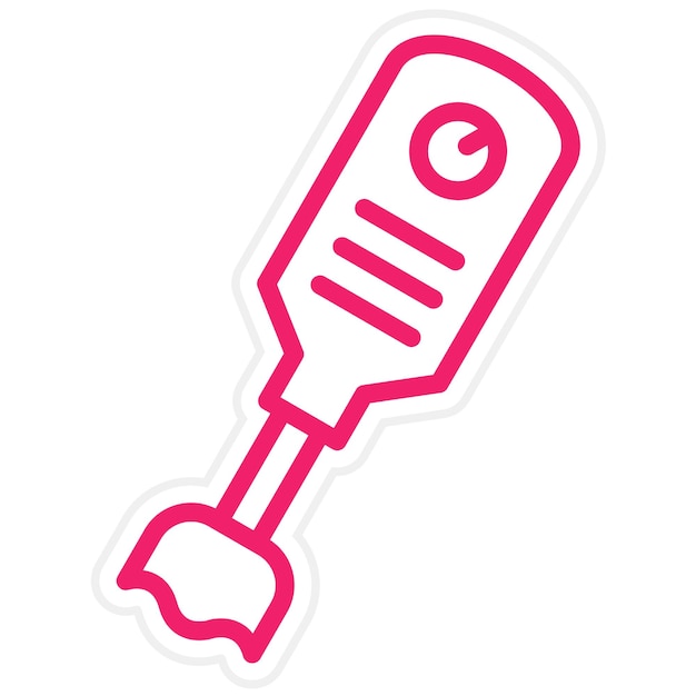 Vector Design Immersion blender Icon Style