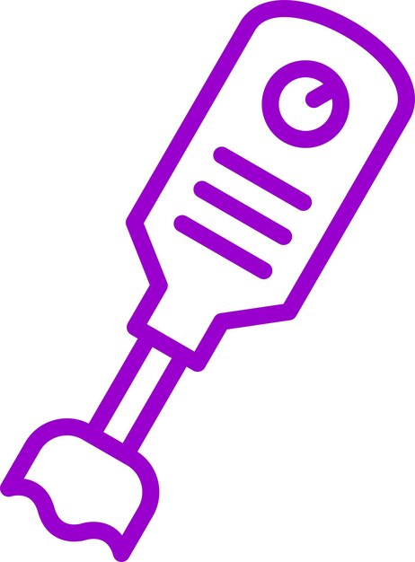 Vector Design Immersion blender Icon Style