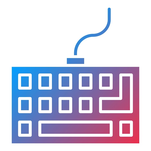 Vector Design Keyboard Icon Style