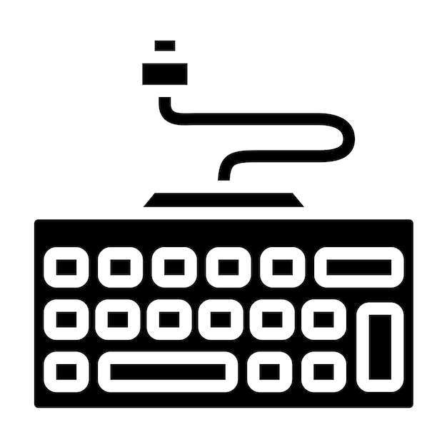 Vector Design Keyboard Icon Style