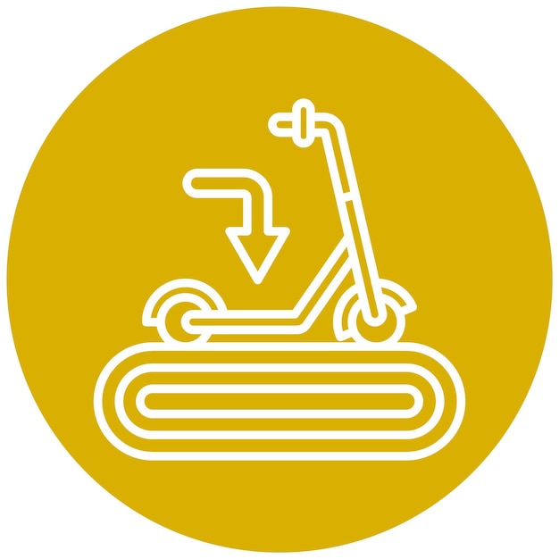 vector design learning curve icon style