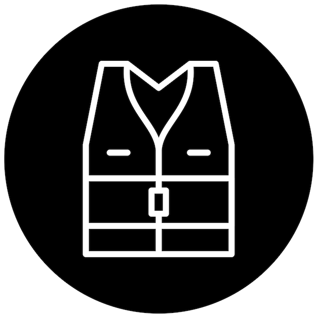 Vector Design Life Vest Icon Style