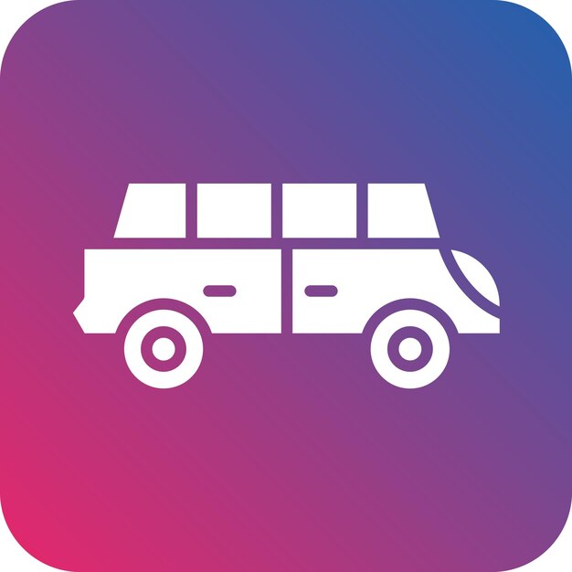 Vector Design Limousine Icon Style
