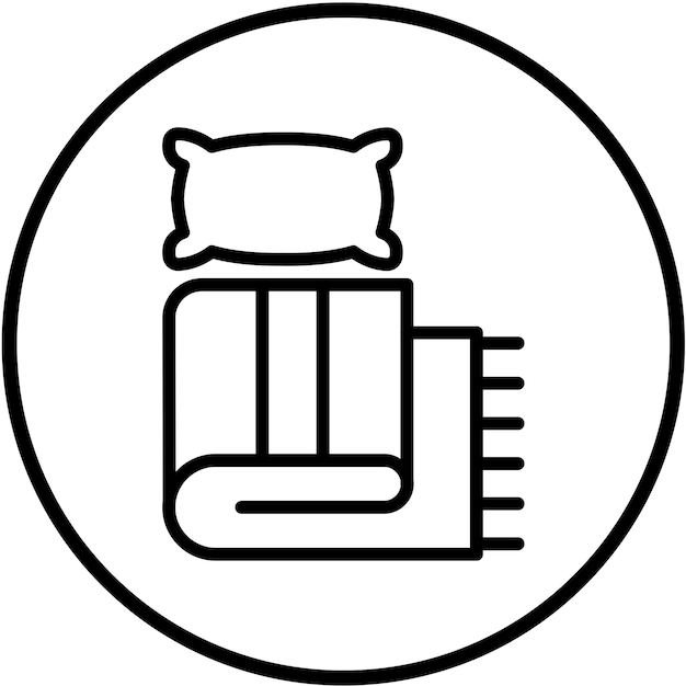 Vector Design Linen Blanket Icon Style