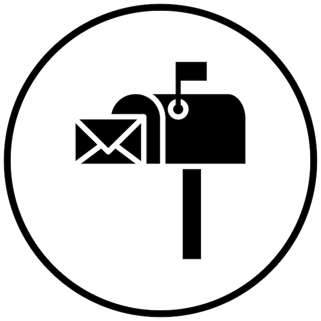 Vector Design Mailbox Icon Style