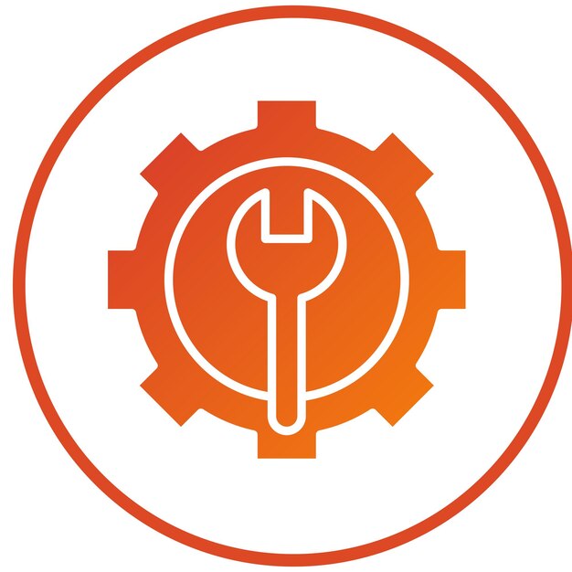 vector design maintenance icon style