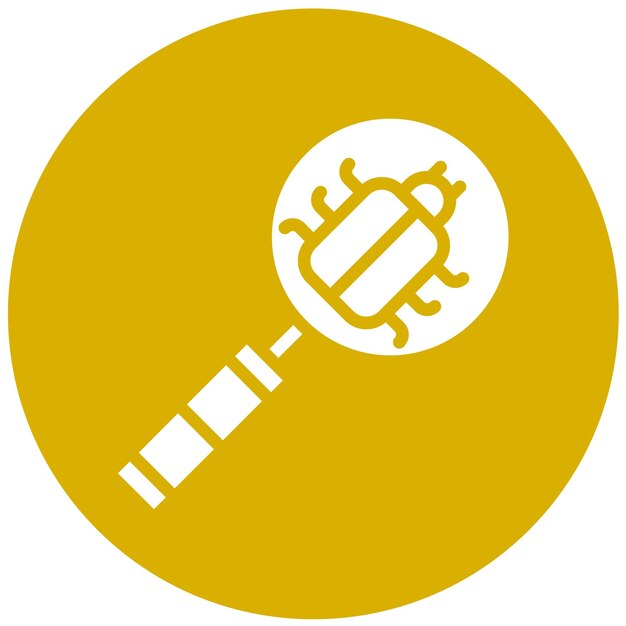 Vector Design Malware Detect Icon Style