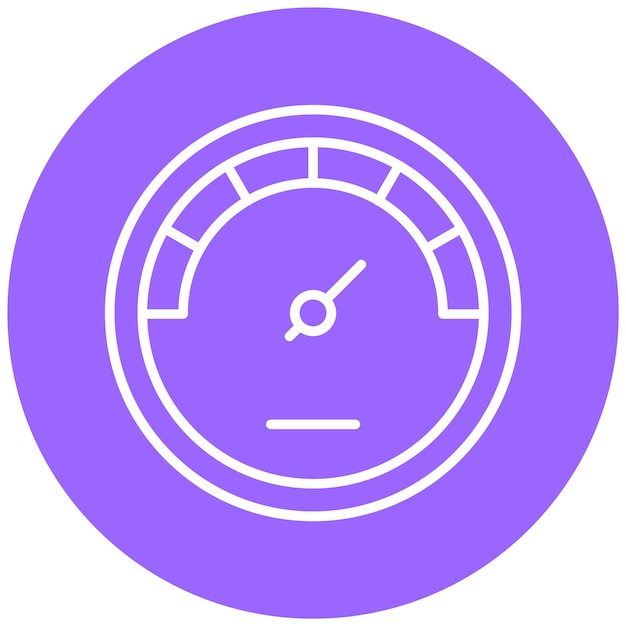 Vector Design Meter Icon Style