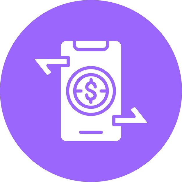 Vector Design Money Transfer App Icon Style
