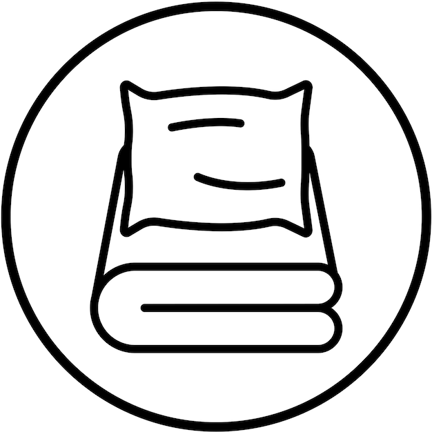 Vector Design Muslin Comforter Icon Style