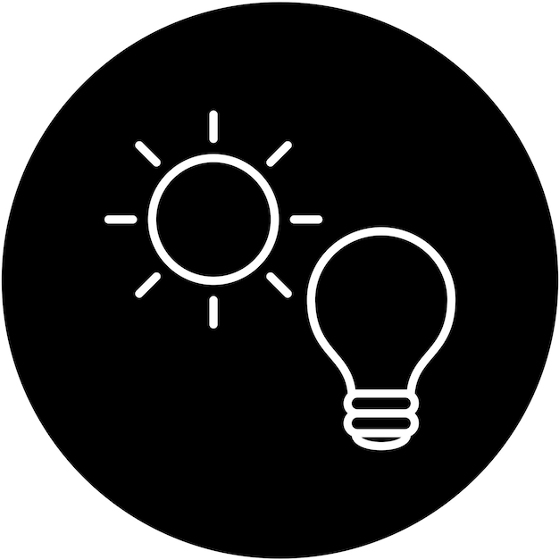Vector Design Natural Light Icon Style
