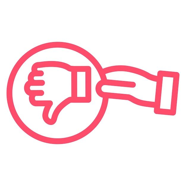 vector design negative consequences icon style