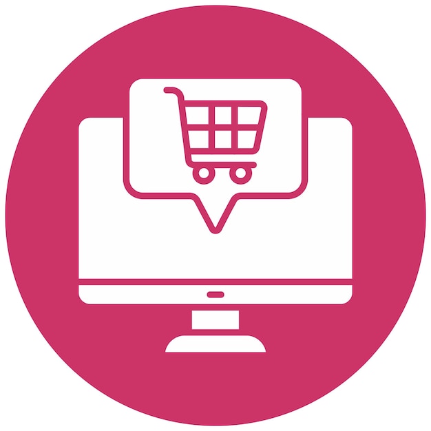 Vector Design Online Order System Icon Style