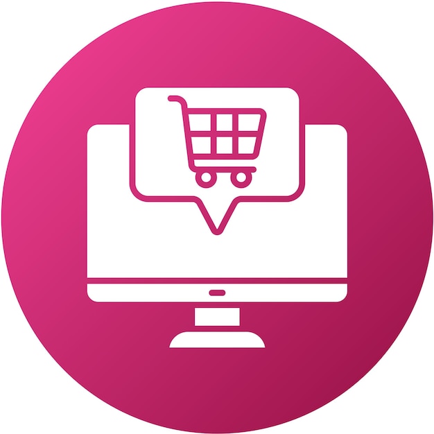 Vector Design Online Order System Icon Style