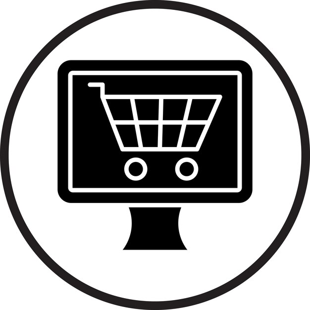 Vector Design Online Shopping Icon Style
