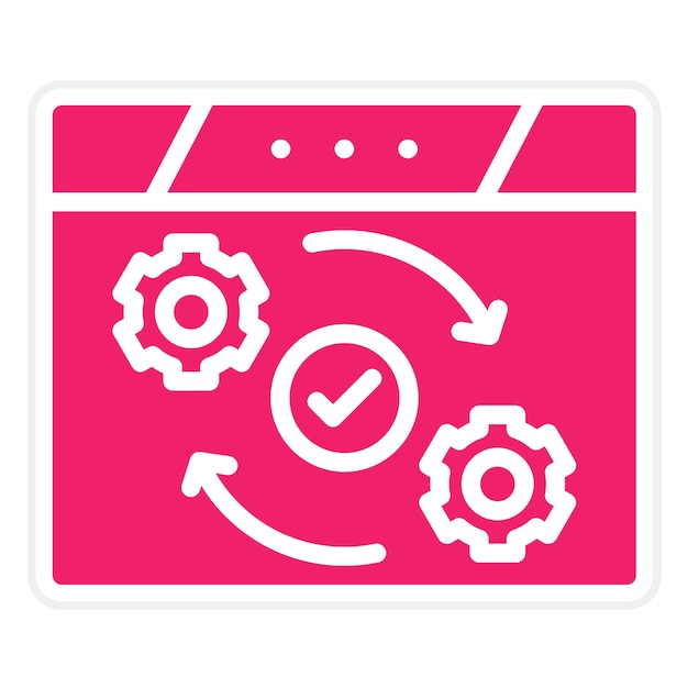 Vector Design Optimization Icon Style