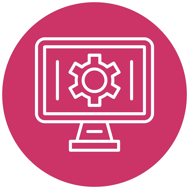 Vector Design Optimization Icon Style