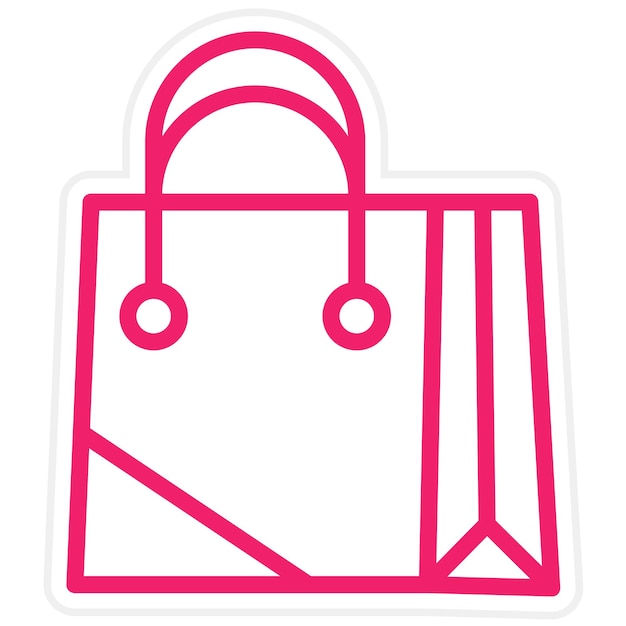 Vector Design Paper Bag Icon Style