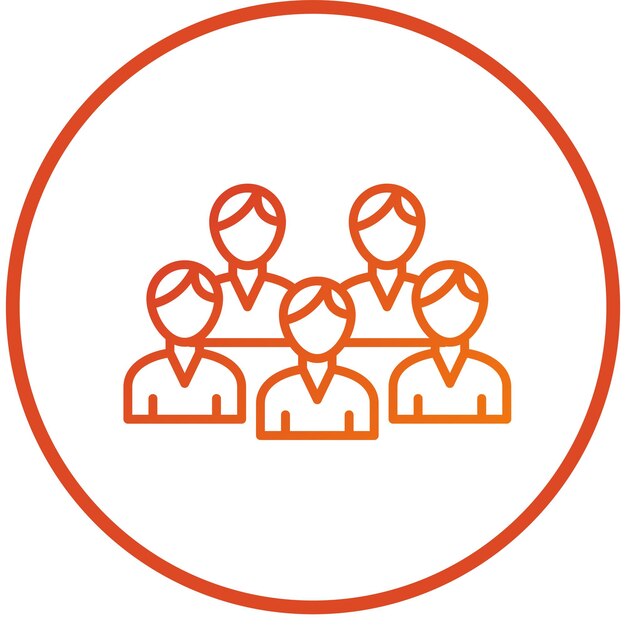 vector design party crowd icon style
