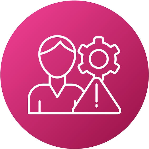 Vector Design PR Crisis Icon Style