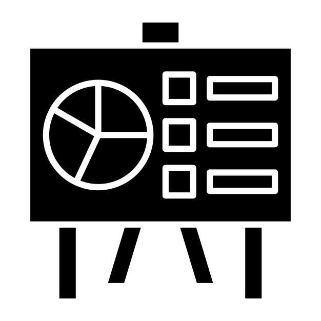 Vector Design Presentation Icon Style