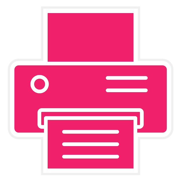Vector Design Printer Icon Style