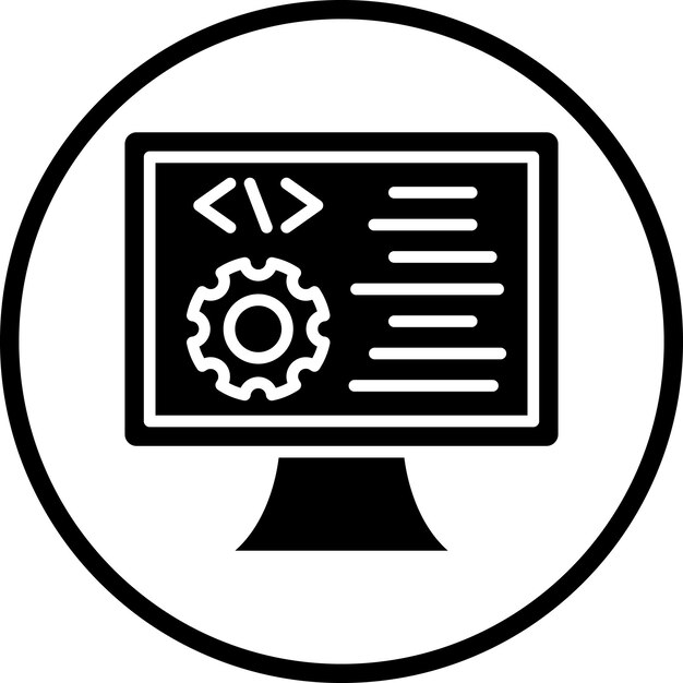vector design programming icon style
