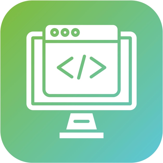 vector design programming icon style